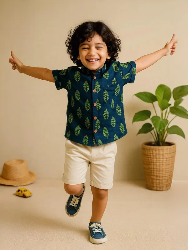 Neem_Dreams_Chinese_Collar_Shirt_For_Boys_(Bottoms_not_included)