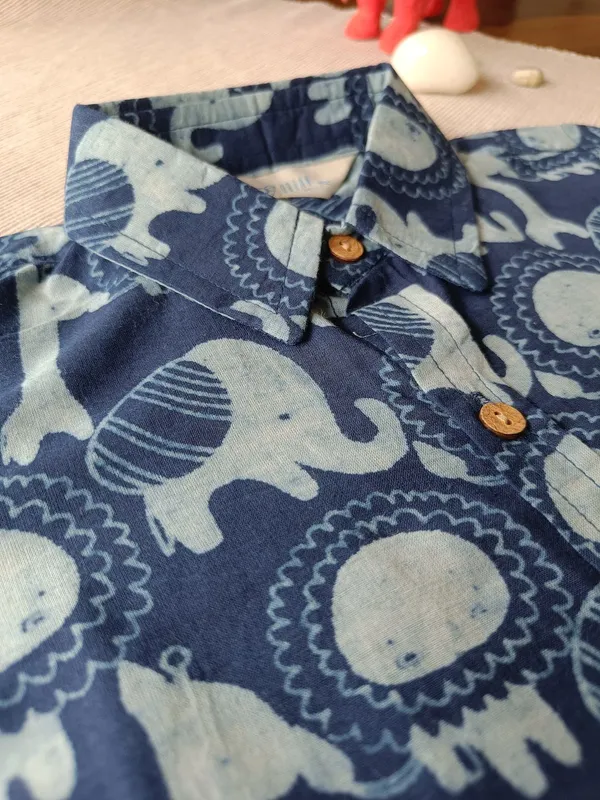 Roar_And_Stomp_Regular_Collar_Shirt_For_Boys_(Bottoms_not_included)