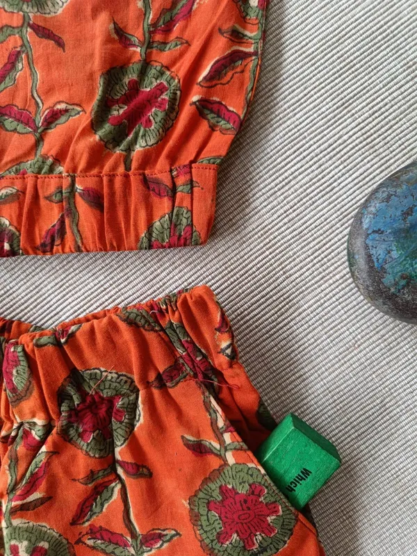 Saffron_Spring_Half_Co-Ord_Set_For_Girls
