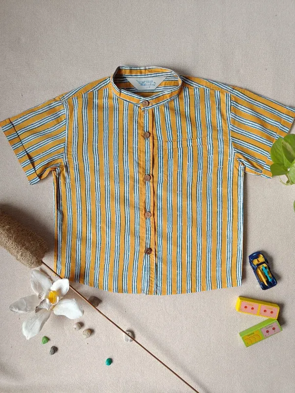 Stripe_Sprout_Chinese_Collar_Shirt_For_Boys_(Bottoms_not_included)