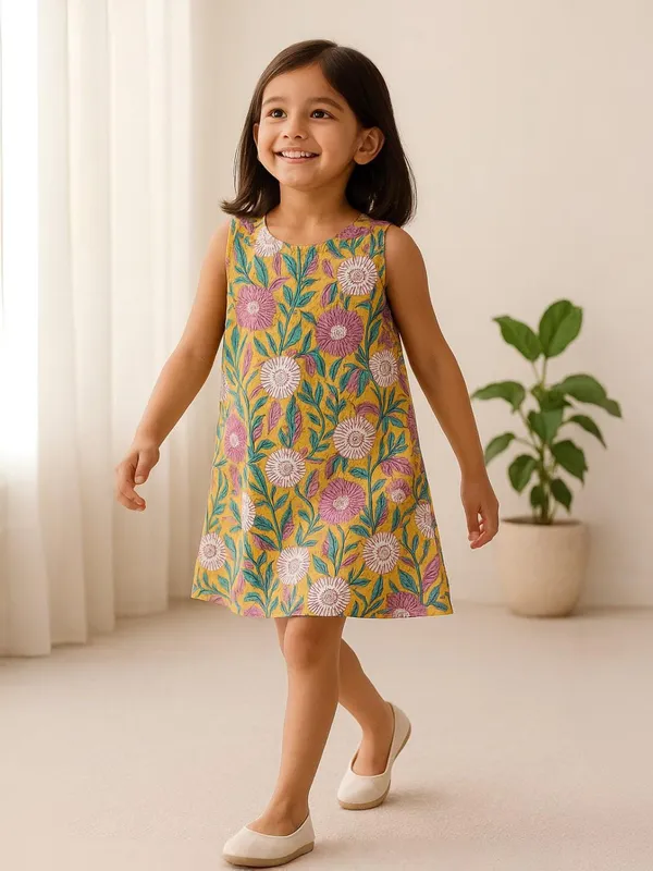 Sunshine_Garden_A-Line_Dress_Top_For_Girls