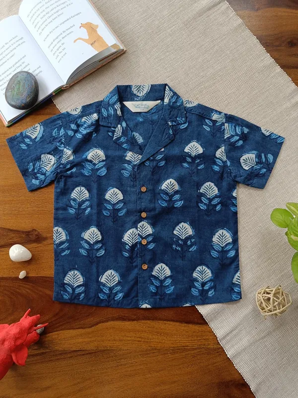 Wander_Blue_Cuban_Collar_Shirt_For_Boys_(Bottoms_not_included)