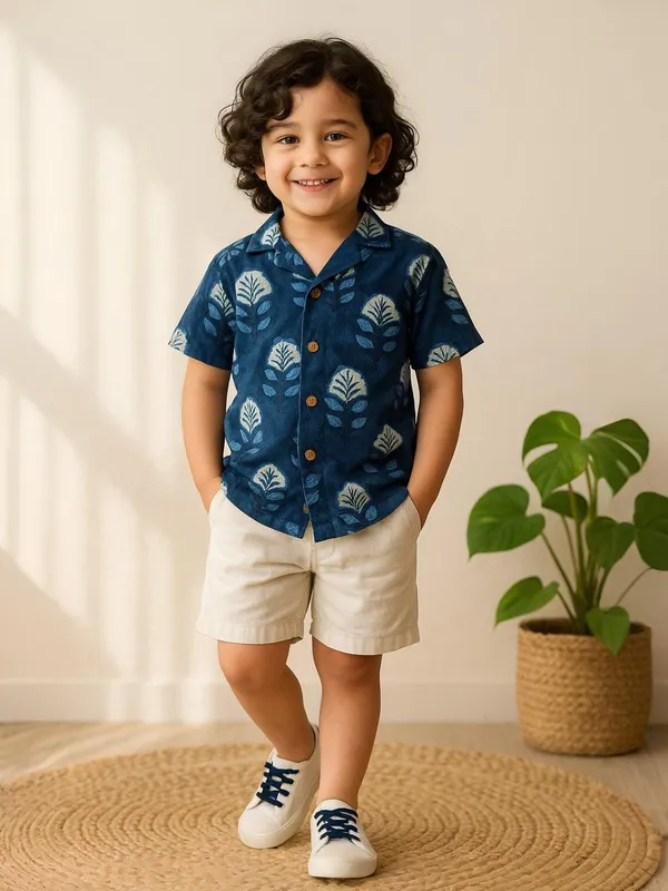 Wander_Blue_Cuban_Collar_Shirt_For_Boys_(Bottoms_not_included)