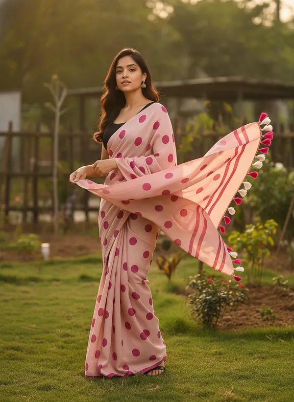 Polka_Mull_Cotton_Premium_Saree_