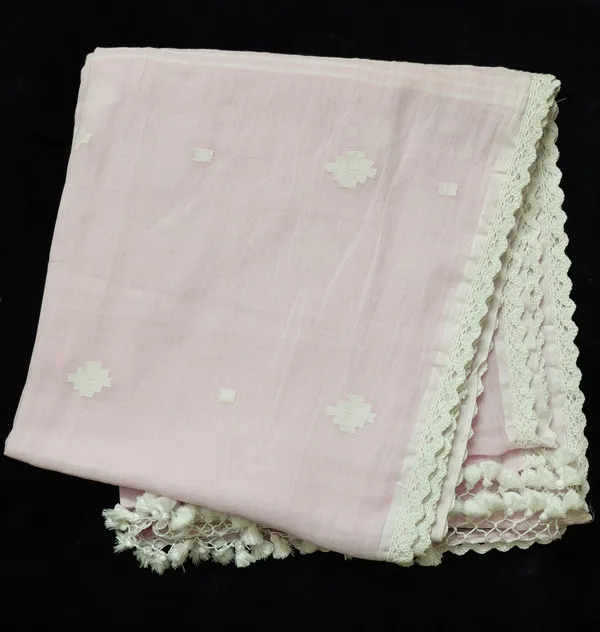 Gulabi_Komal_Handwoven_Mull_Cotton_Saree