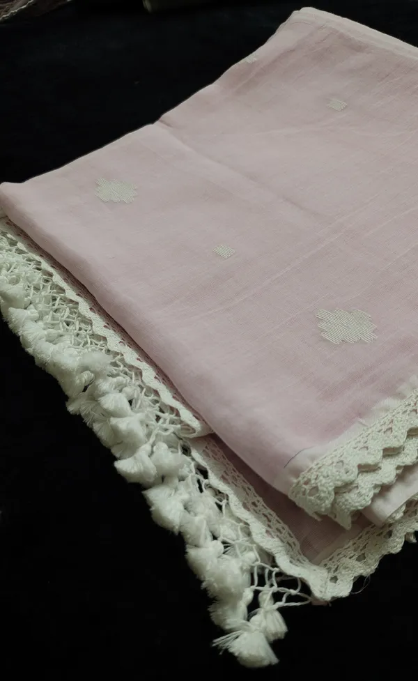 Gulabi_Komal_Handwoven_Mull_Cotton_Saree
