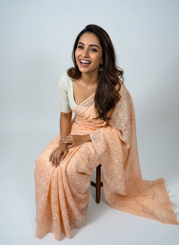 Peach_Whisper_Mull_Cotton_Premium_Saree