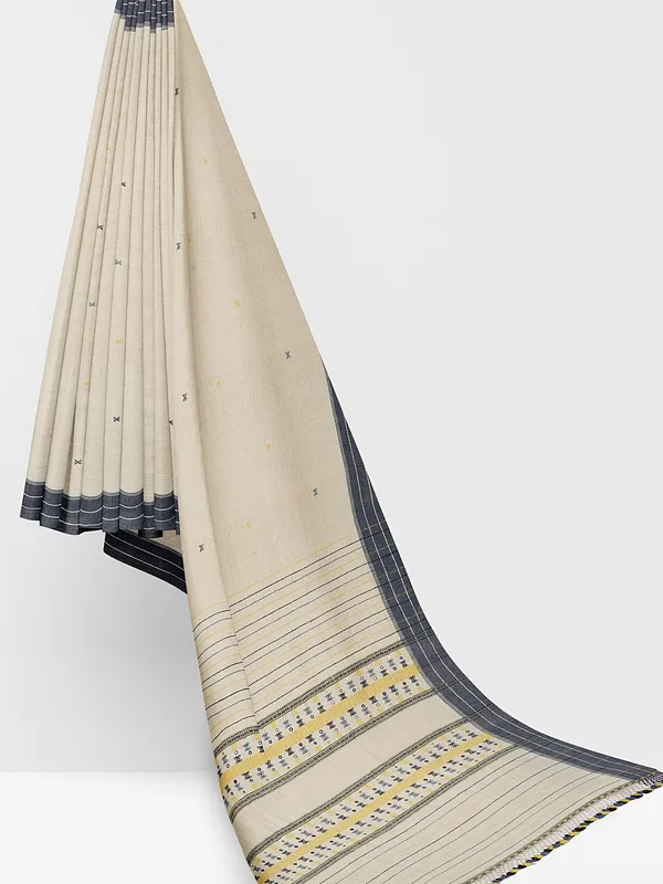 Ivory_Starlit_Grace_Kala_Cotton_Saree_For_Women