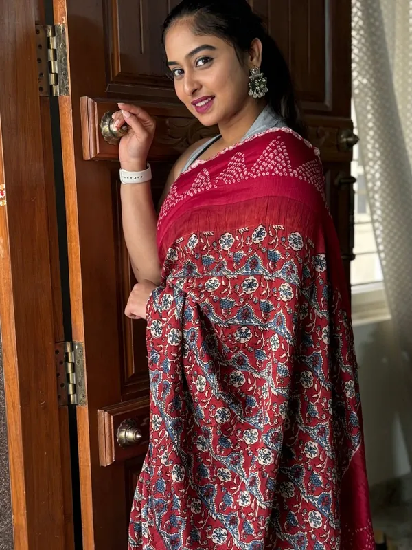 Ethereal_Sindh_–_Chanderi_Ajrakh_Bandhini_Saree