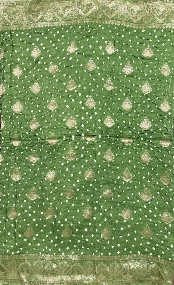Harit_Leher_Pure_Handwoven_Dola_Silk_Bandhini_Saree
