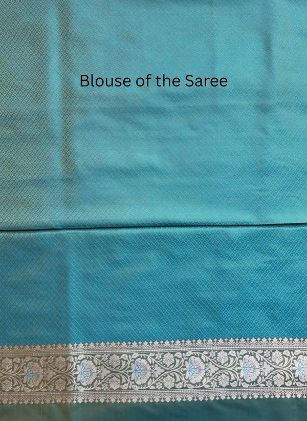 Teal_Blue_Mashru_Banarasi_Silk