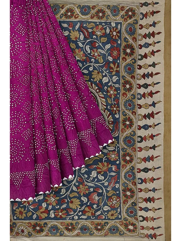 Deep_Burgundy_Raga_Of_The_Loom_Mugha_Tussar_Saree_For_Women