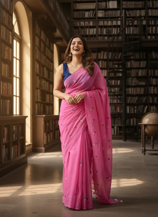 Gulabi_Charm_Mull_Cotton_Premium_Saree