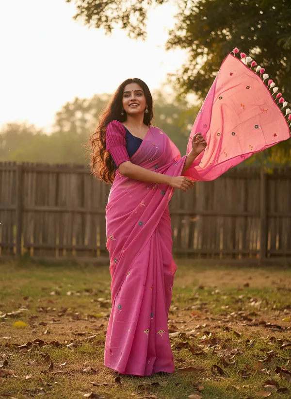 Gulabi_Charm_Mull_Cotton_Premium_Saree