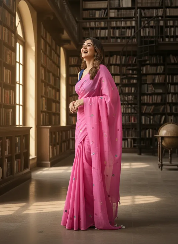 Gulabi_Charm_Mull_Cotton_Premium_Saree