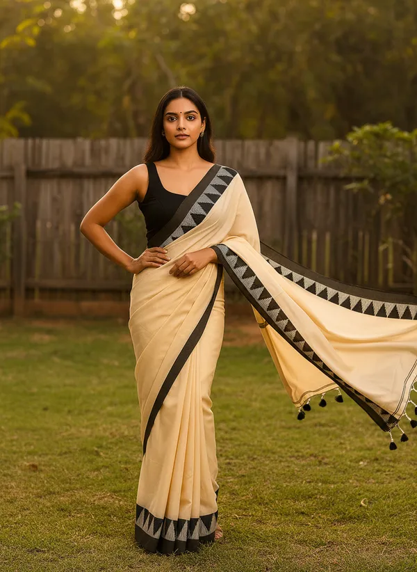 Ivory_Essence_Handwoven_Cotton_Saree_For_Women