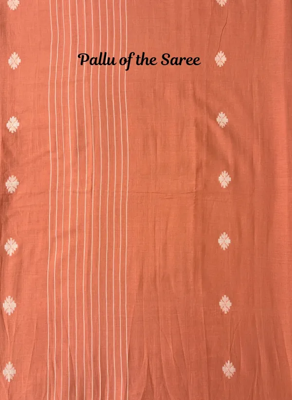 Coral_Whisper_Jamdani_Pure_Handwoven_Cotton
