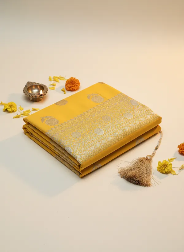 Suvarna_Pushpa_Mustard_Gold_Mashru_Banarasi_Silk_Saree