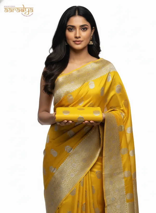 Suvarna_Pushpa_Mustard_Gold_Mashru_Banarasi_Silk_Saree