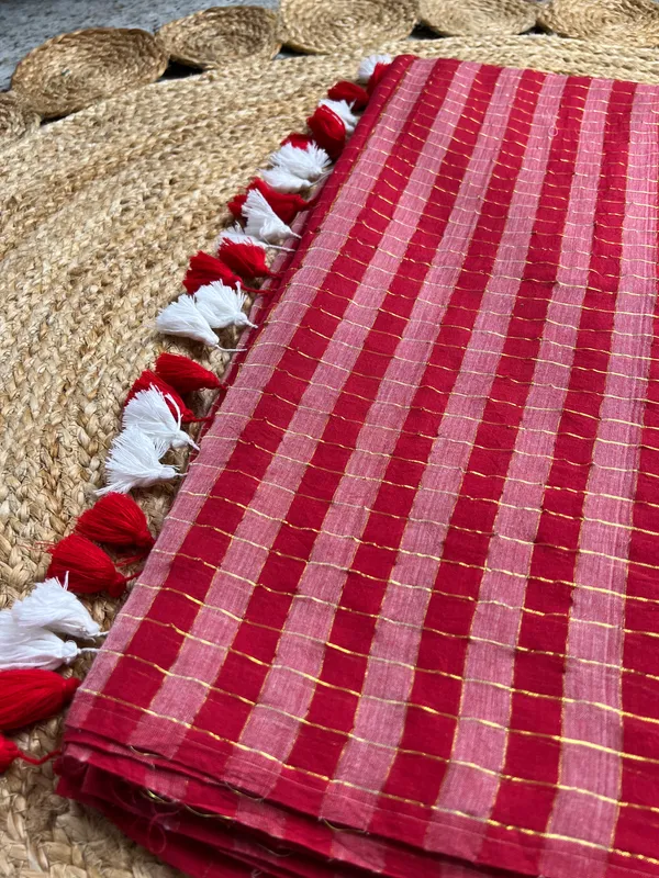 Ruby_Red_Mull_Cotton_Premium_Saree_