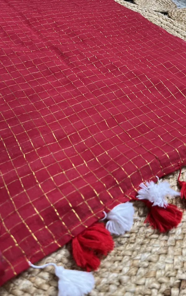 Ruby_Red_Mull_Cotton_Premium_Saree_