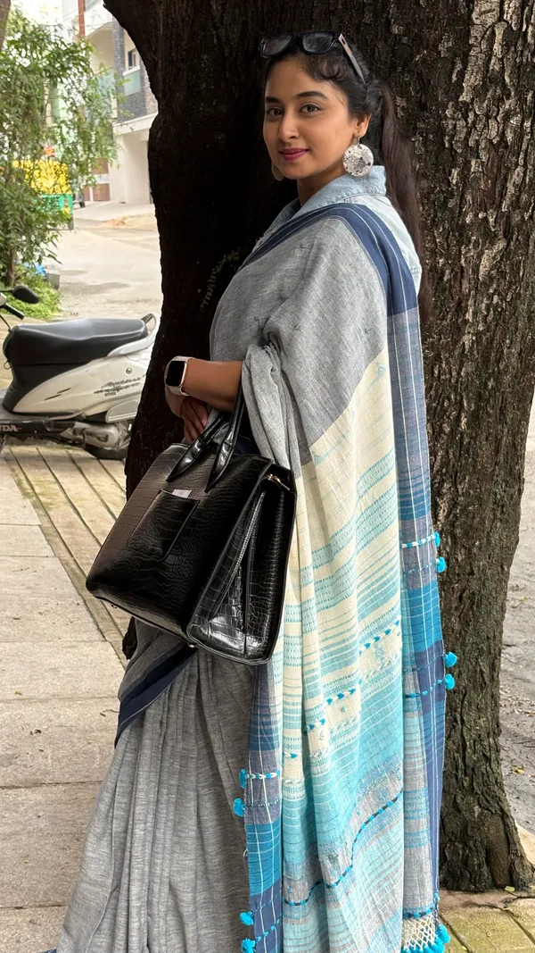 Grey_Azure_Dusk_Kala_Cotton_Premium_Saree