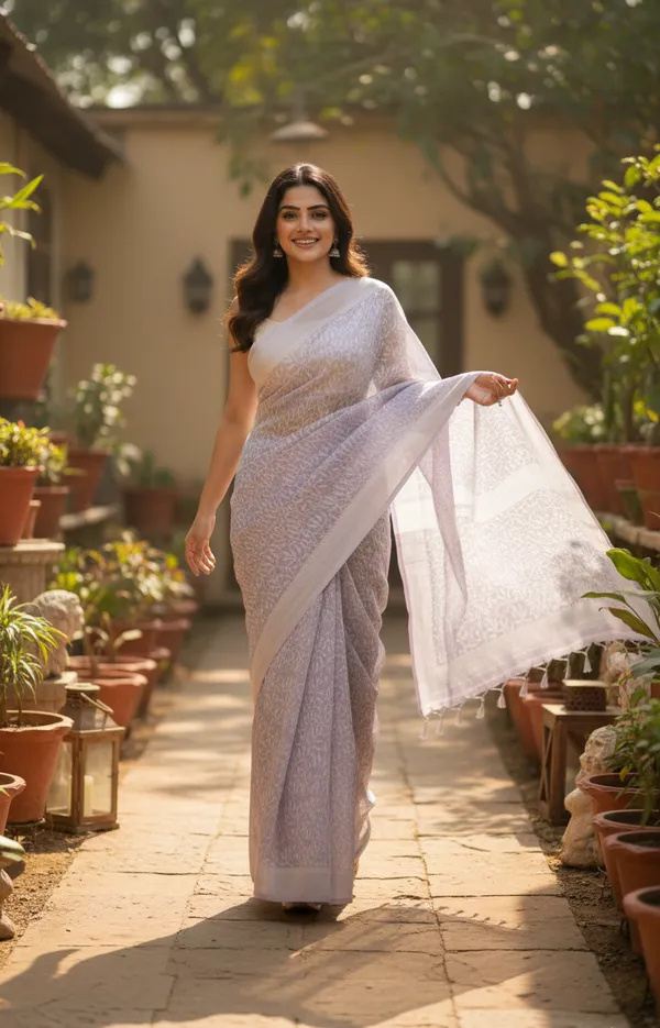 Lilac_Bloom__Cotton_Premium_Saree_For_Women