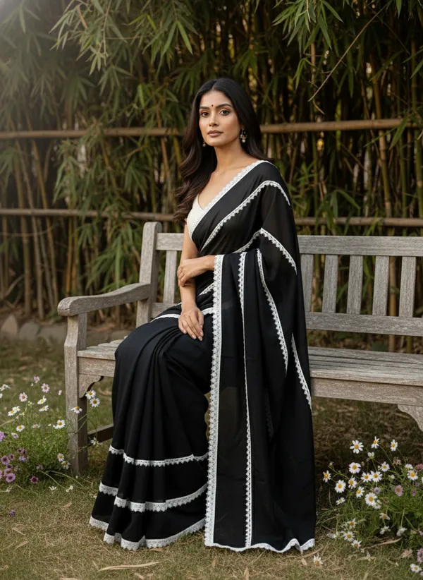 Midnight_Lace_Mull_Cotton_Premium_Saree
