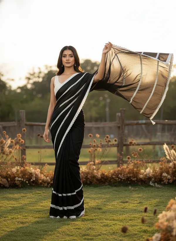Midnight_Lace_Mull_Cotton_Premium_Saree