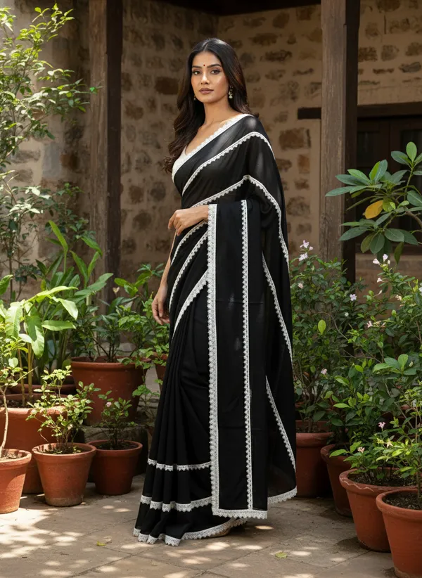 Midnight_Lace_Mull_Cotton_Premium_Saree