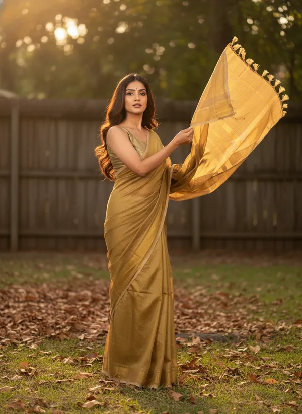 Golden_Duskitle_Tissue_Silk_Premium_Saree