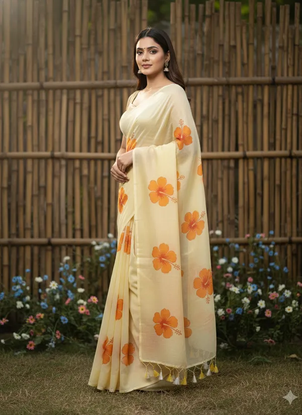 Sunlit_Bloom_Mull_Cotton_Premium_Saree