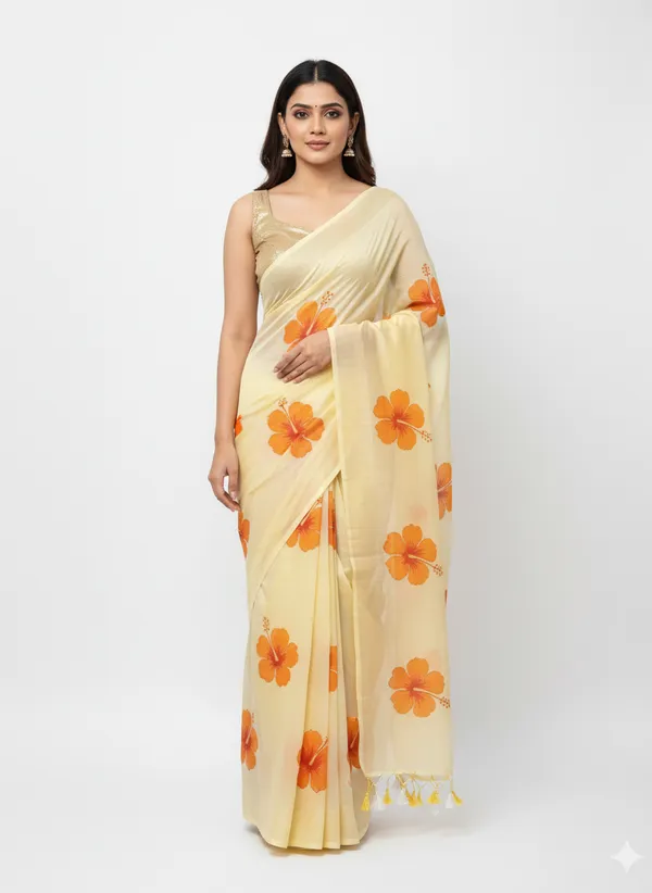 Sunlit_Bloom_Mull_Cotton_Premium_Saree