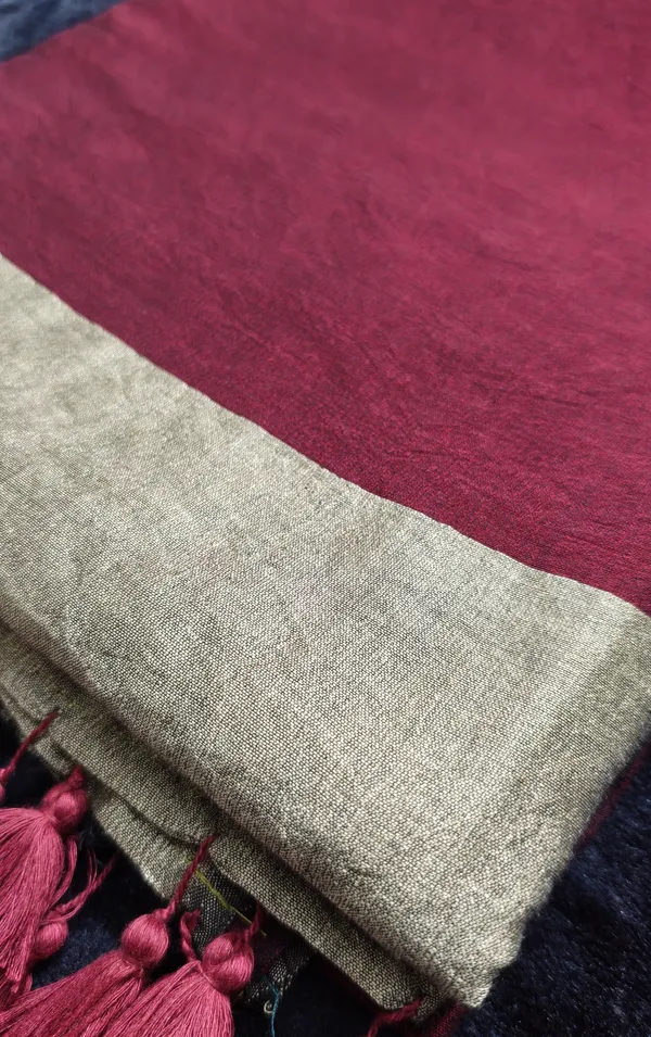 Rakta_Suvarna_Handwoven_Linen_Saree