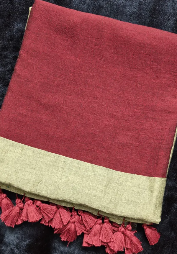 Rakta_Suvarna_Handwoven_Linen_Saree