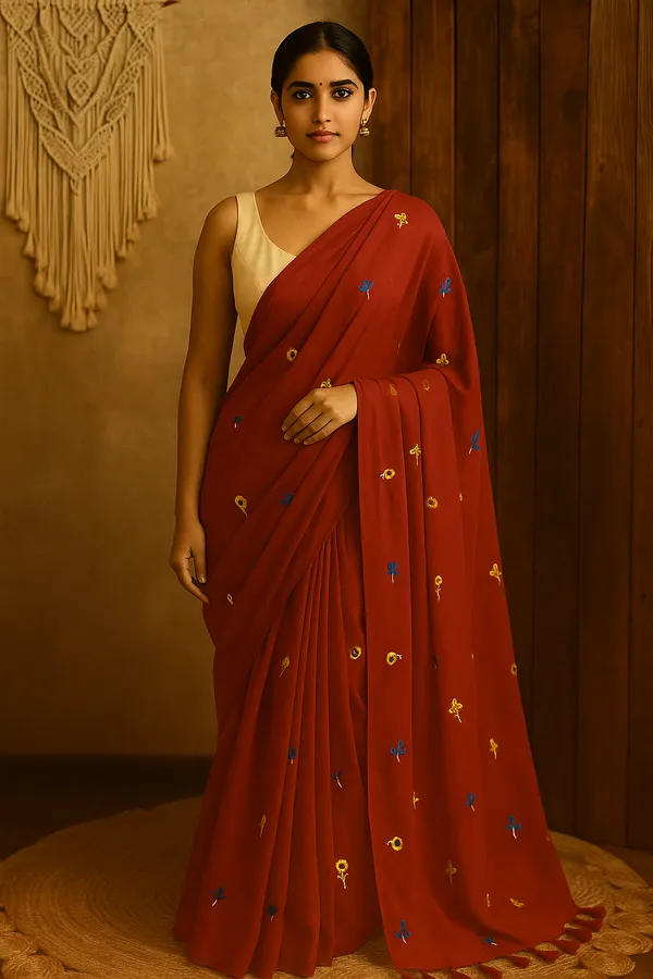 Rust_Bloom_Mull_Cotton_Premium_Saree