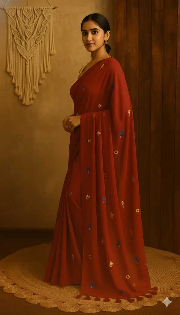 Rust_Bloom_Mull_Cotton_Premium_Saree