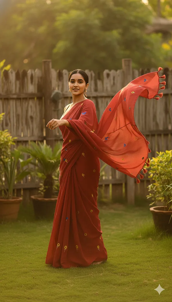 Rust_Bloom_Mull_Cotton_Premium_Saree