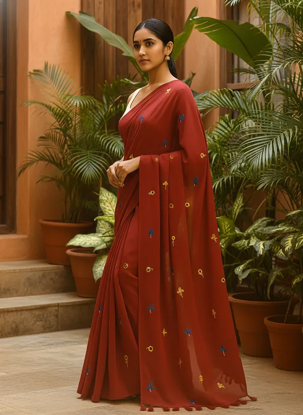 Rust_Bloom_Mull_Cotton_Premium_Saree