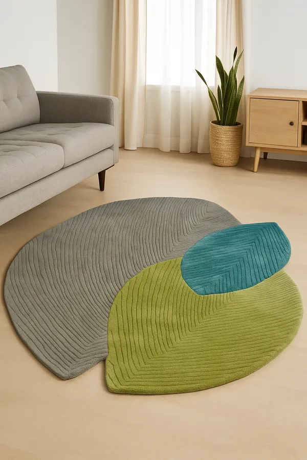 Green_And_Grey_Premium_Textu_Leaf_Harmony_Hand_Tufted_Rug_For_Home_Decor