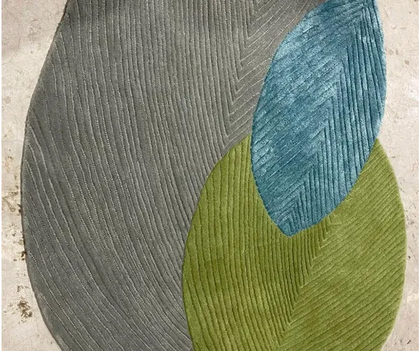 Green_And_Grey_Premium_Textu_Leaf_Harmony_Hand_Tufted_Rug_For_Home_Decor