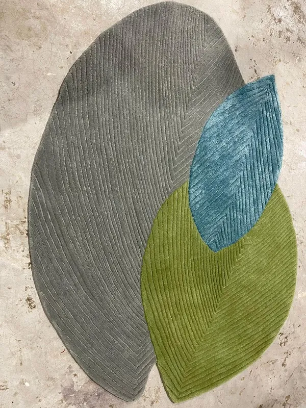 Green_And_Grey_Premium_Textu_Leaf_Harmony_Hand_Tufted_Rug_For_Home_Decor