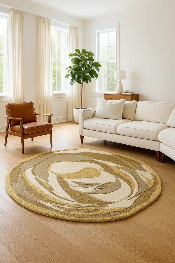 Multicolour_Premium_Textu_Modern_Abstract_Round_Wool_Rug_For_Home_Decor
