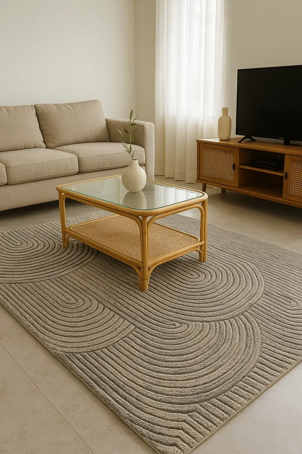 Grey_Premium_Textu_Modern_Textu_Arc_Design_Handmade_Wool_Rug_For_Home_Decor