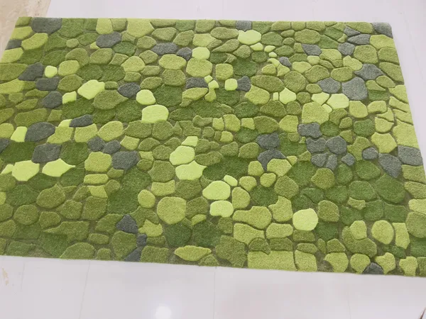 Green_Nature_Inspi_Hi_Low_Hand_Tufted_Rug_For_Home_Decor