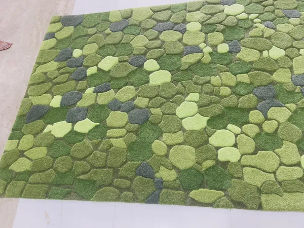 Green_Nature_Inspi_Hi_Low_Hand_Tufted_Rug_For_Home_Decor