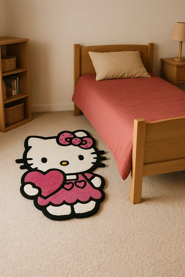 Pink_And_White_Premium_Hello_Kitty_Design_Rug_For_Home_Decor
