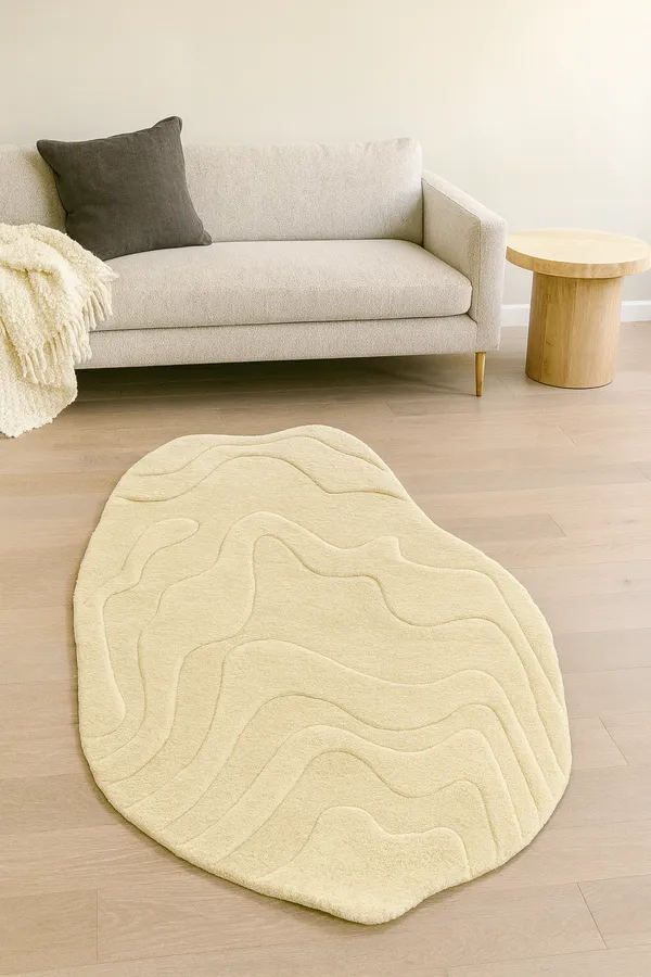 Off_White_Premium_Textu_Oval_High_Low_Rug_For_Home_Decor