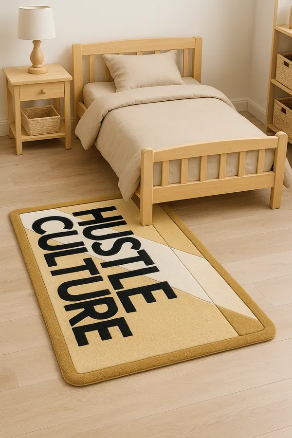 Beige_And_Black_Premium_Hustle_Culture_Design_Rug_For_Home_Decor