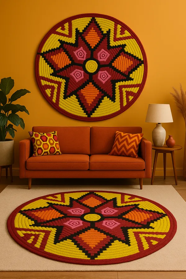 Yellow_And_Black_Premium_Textu_Colourful_Rugs_For_Home_Decor